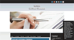 Desktop Screenshot of notaiocimminoantonio.com