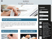 Tablet Screenshot of notaiocimminoantonio.com